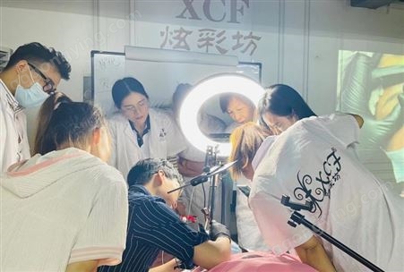 广州正规专业纹绣培训学校 美瞳线机器操作好和手工操作好处