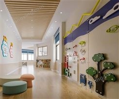 幼儿园弹性地面施工彩色橡胶颗粒塑胶地板运动地垫学校操场建设